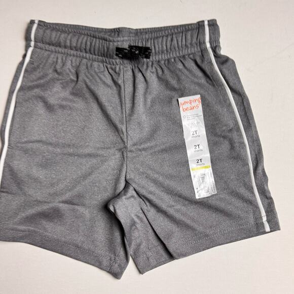 Jumping Beans Boy’s Season Style Summer Drawstring Gray Stripe Shorts Sz 2T - Picture 5 of 8